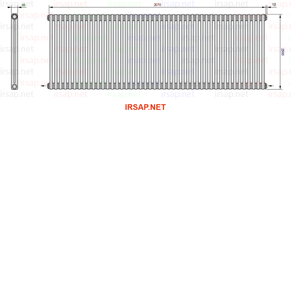 Радиатор IRSAP Tesi 22500/46 T08 CL 01